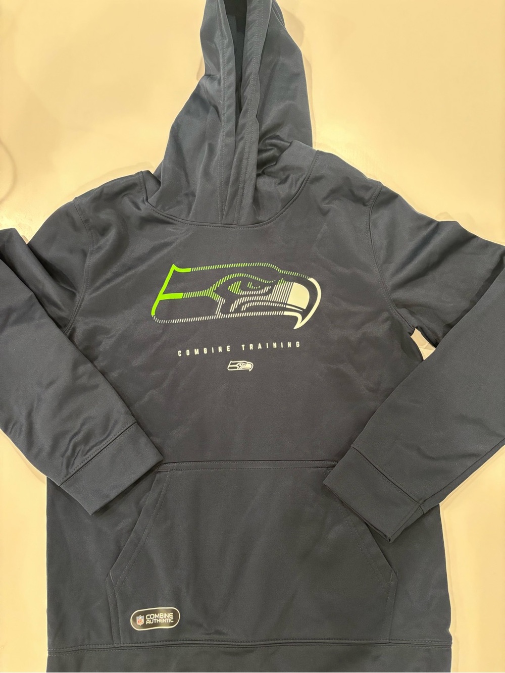 Boys Navy Seahawks NFL Combine Training Hoodie